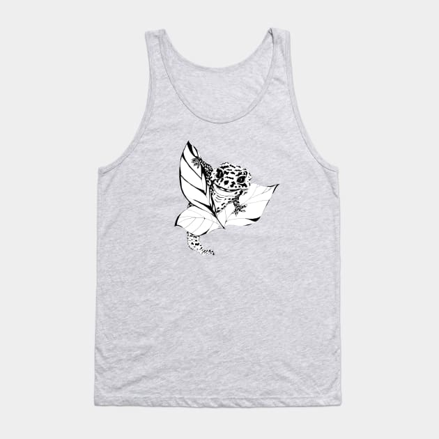 Cute Gecko Tank Top by mariasibireva